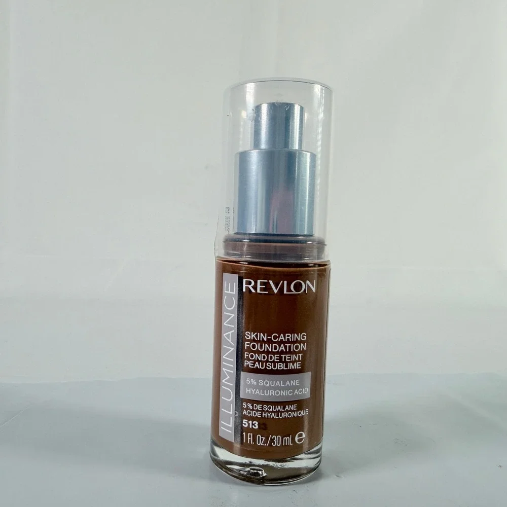 Revlon Illuminance Skin Caring Foundation 513 Mahogany Lot of‎ 4 Brand New